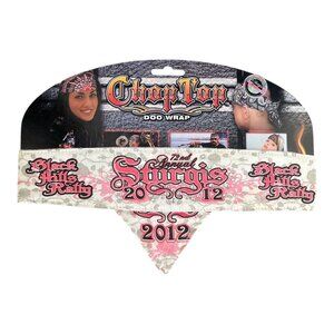 Chop Top Doo Wrap Sturgis 2012 Black Hills Rally Biker Headwrap Bandana